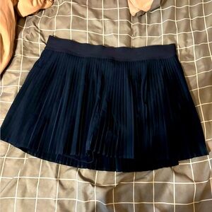 Lululemon Pleated Navy Varsity Tennis Skirt